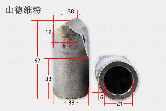 38一字钎头硬质合金钻头